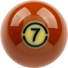 Aramith Tournament TV Replacement Ball – #7 | Golden Break Billiards